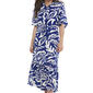 Womens Absolutely Famous Flutter Sleeve Floral Maxi Dress - image 3