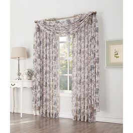 Athena Crushed Voile Floral Curtain Collection