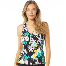 Womens Beach House Tropic Bloom Erinna Tankini Swim Top