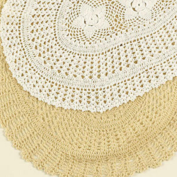 Crochet Lace Doilie - 16x46 - image 
