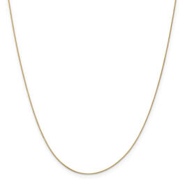 Unisex Gold Classics&#40;tm&#41; .5mm. 14kt. Gold Box Chain 14in. Necklace