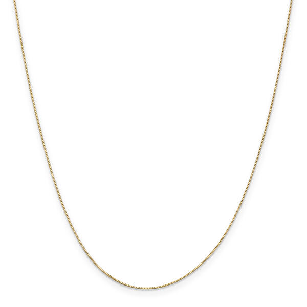 Unisex Gold Classics&#40;tm&#41; .5mm. 14kt. Gold Box Chain 14in. Necklace - image 