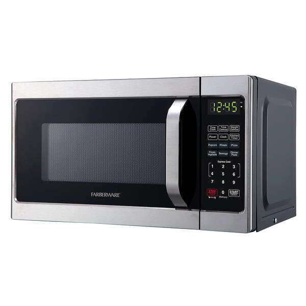 Farberware&#174; .7 Cu. Ft. Brushed Stainless Microwave