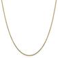 Unisex Gold Classics&#8482; 1.45mm. Solid Diamond Cut 14in. Necklace - image 2