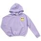 Girls &#40;7-16&#41; Jolie & Joy Smiley Chenille Patch Pullover Hoodie - image 1