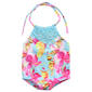 Sophia&#39;s® Floral Lace Trim Bathing Suit &amp; Popsicle Pool Float - image 2