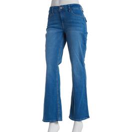 Petites Royalty Basic Bootcut With Back Pocket Flap Jeans
