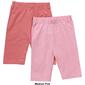 Girls &#40;4-6x&#41; Pink Angel 2pk. 4" Solid Bike Shorts - image 5