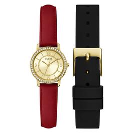 Womens Guess Gold-Tone Interchangeable Strap Watch - GW0643L2