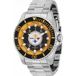 Mens Invicta Pittsburgh Steelers Quartz Watch - 36951