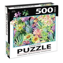 Lang&#40;R&#41; Pastel Succulents 500pc. Puzzle