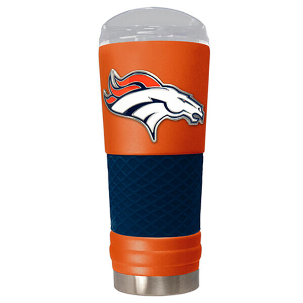 NFL Denver Broncos DRAFT Powder Coated Stainless Steel Tumbler - image 
