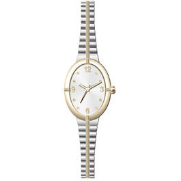 Womens Two-Tone Silver Sunray Dial Watch - 13639G-07-E34