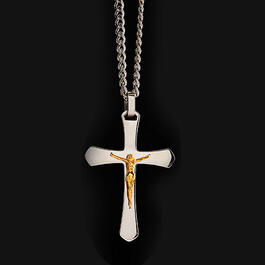 Mens Gentlemen's Classics&#40;tm&#41; Crucifix Pendant Necklace