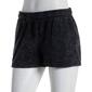 Juniors No Comment Washed Up Fleece Drawstring Shorts - image 1