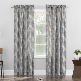 Aran Sweater-Look Room Darkening Printed Rod Pocket Curtains