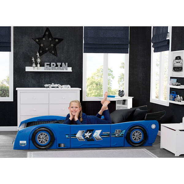 Delta Children Grand Prix Race Car Toddler & Twin Bed