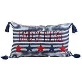 Land of the Free Decorative Pillow - 13x20