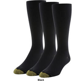 Mens Gold Toe&#174; 3pk. Wellness Compression Rib Over The Calf Socks