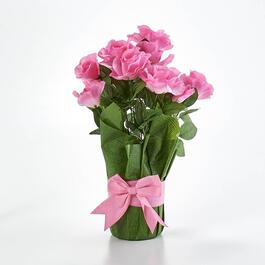 Artificial 18in. Pink Roses