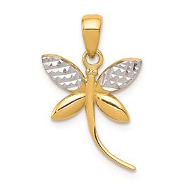 Gold Classics&#40;tm&#41; 14kt. Polished Dragonfly Pendant