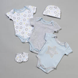 Baby Boy &#40;3-6M&#41; Little Beginnings 5pc. Star Miracle Layette Set