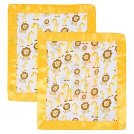 MiracleWare&#40;R&#41; 2-Pack Yellow Trim Muslin Security Blanket