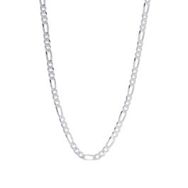 Sterling Silver 24in. Figaro Chain Necklace