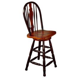 Besthom Black Cherry Selections Distressed Bar Stool