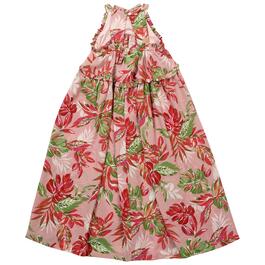 Girls &#40;7-16&#41; Bonnie Jean Sleeveless Tropical Chiffon Maxi Dress