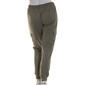 Juniors No Comment Fleece Lined Solid Cargo Pocket Joggers - image 2