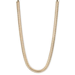 Anne Klein Thick Gold-Tone Snake Chain Necklace