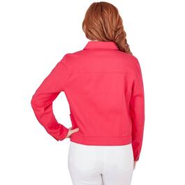 Womens Skye''s The Limit Contemporary Utility Solid Jacket