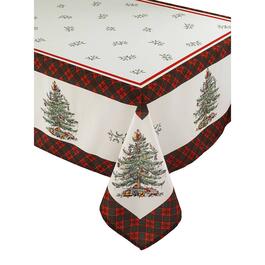 Spode&#174; Christmas Tree Tartan Tablecloth