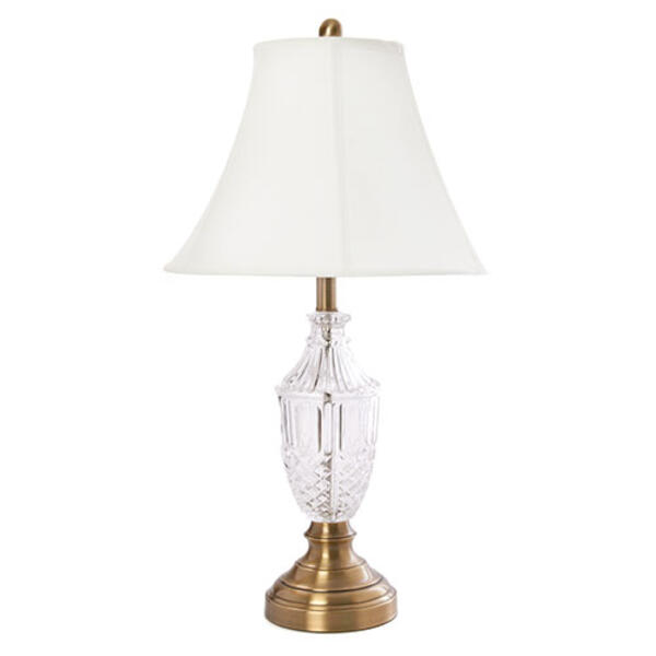 Fangio Lighting 28.5in. Pressed Glass Lamp - image 