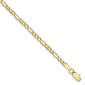 Gold Classics&#40;tm&#41;10kt. 2.5mm Semi-Solid Figaro Chain Bracelet - image 1