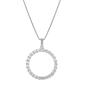 Nova Star&#40;R&#41; Sterling Silver Lab Grown Diamond Circular Pendant - image 1