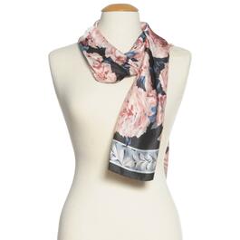 Womens Renshun Bold Floral Oblong Scarf