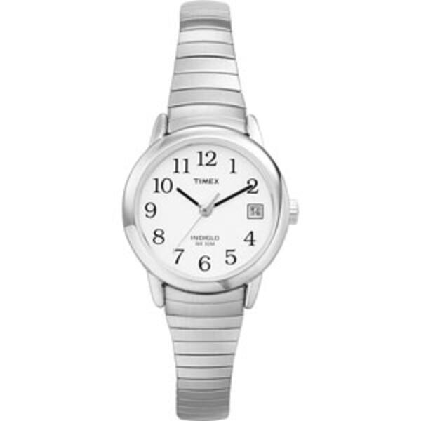 Womens Timex&#40;R&#41; Easy Reader Silver Watch - T2H371 - image 