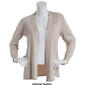 Womens 89th & Madison Long Sleeve Open Solid Cardigan - image 3