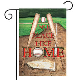 Briarwood Lane No Place Like Home Baseball Garden Flag