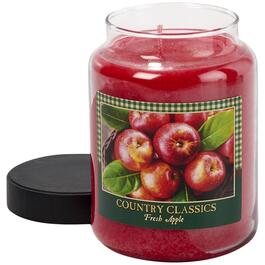 Country Classics 26oz. Fresh Apple Jar Candle