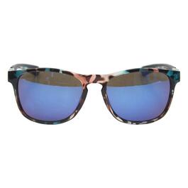 Womens Tropic-Cal Steam Plastic Rectangle Sunglasses