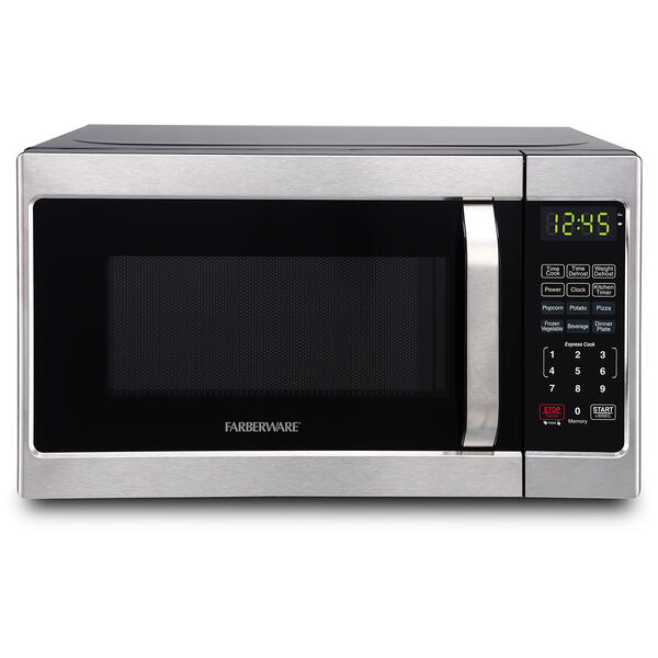 Farberware&#40;R&#41; .7 Cu. Ft. Brushed Stainless Microwave - image 