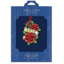 Beacon Design''s Rose Tattoo Ornament