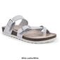 Womens White Mountain Gracie Slide Footbed Sandals - image 6