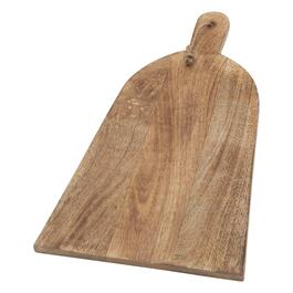 Home Essentials 20in. Dark Natural Wood Dress Cutting Board