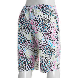 Womens HUE&#174; Leopard Bermuda Pajama Shorts