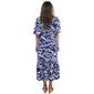 Womens Absolutely Famous Flutter Sleeve Floral Maxi Dress - image 2