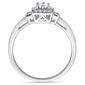 10kt. Loveblooms&#8482; Baguette 1/3ctw. Diamond Engagement Ring - image 3